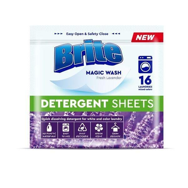 BRITE MAGIC WASH Препарат за пране 16 пр Lavender